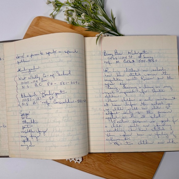 Vintage 1950s–60s Student’s MSS Book ✒️ Handwritten Notes + Blank Pages - Picture 4 of 8